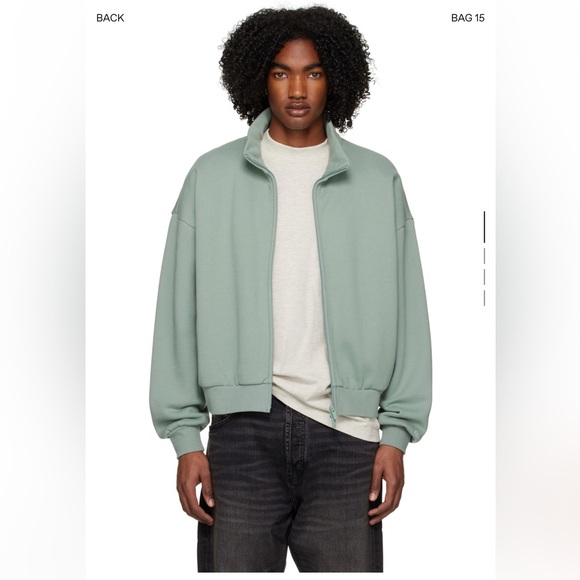 ISO ISO ISO - ESSENTIAL FEAR OF GOD FULL ZIP JACKET IN SYCAMORE - Picture 1 of 1